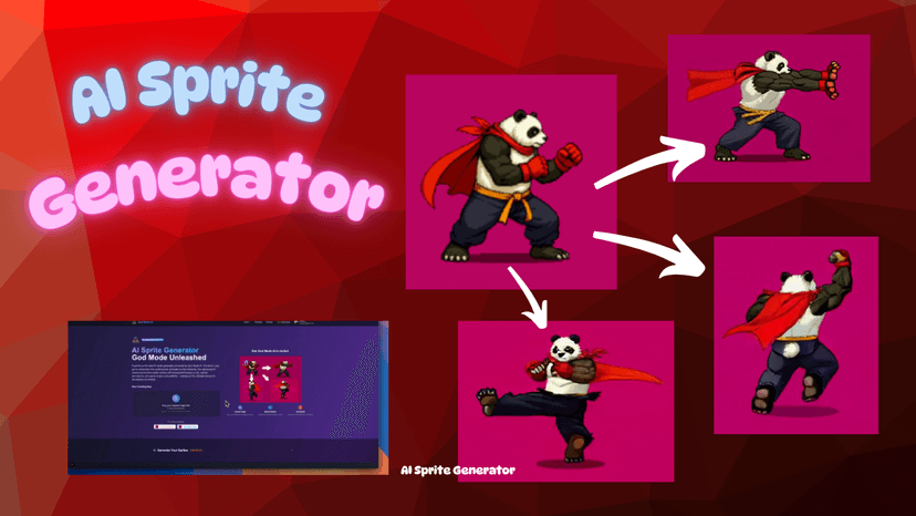 AI Sprite Generator - 10x Faster, Requires Zero Skills | God Mode AI