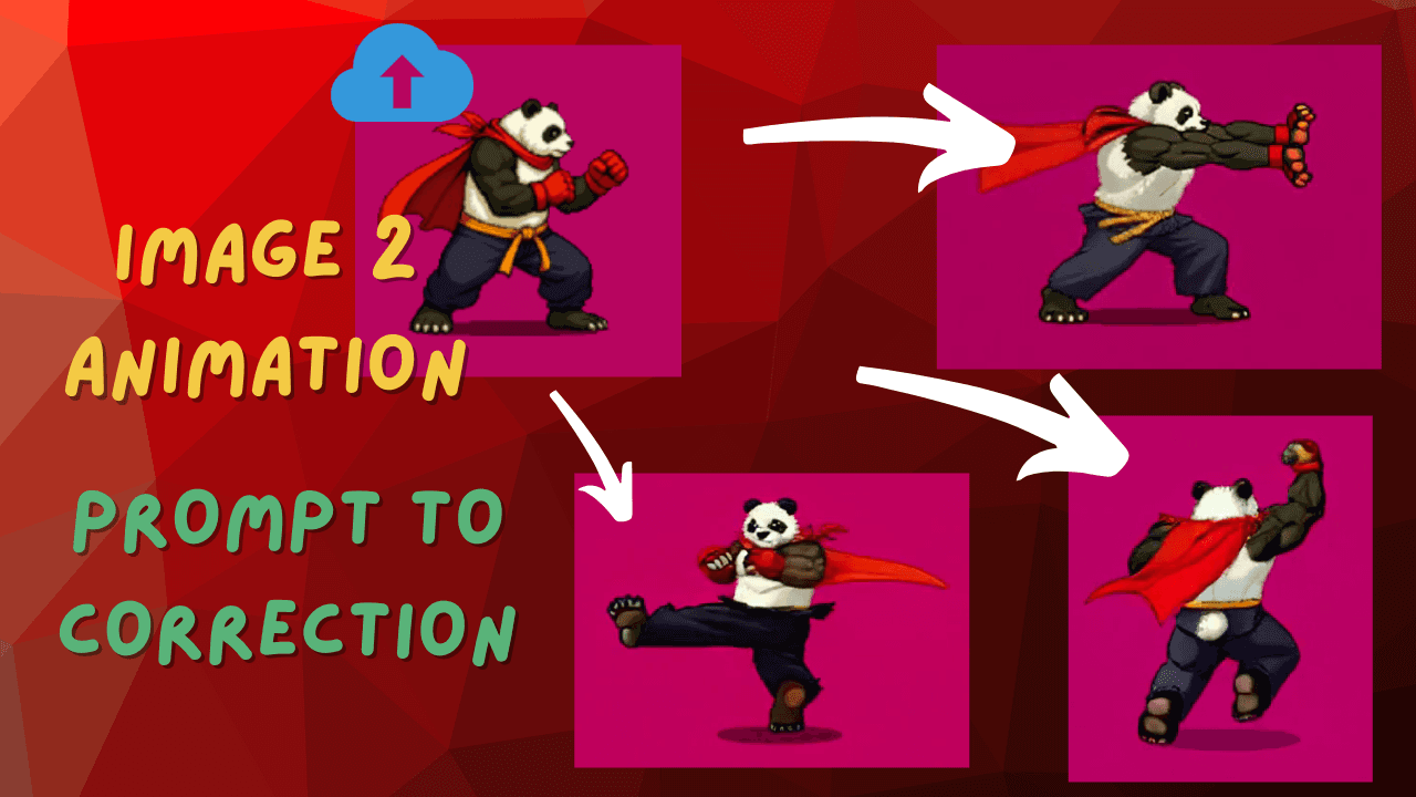 How to use prompt to fix small problems in your game animation generation