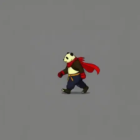 Panda Walk Left