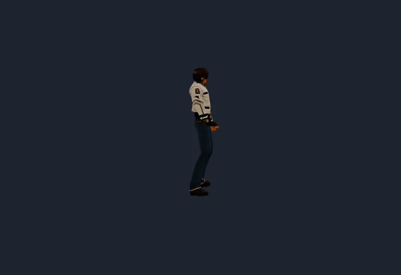 Kyo fall animation
