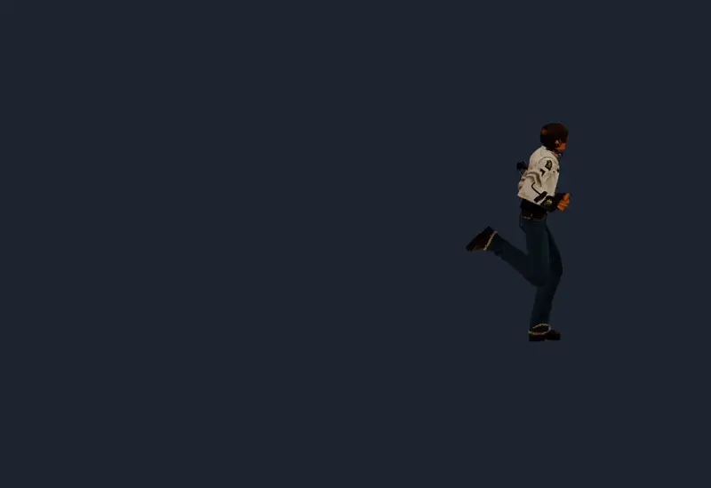 Kyo run animation