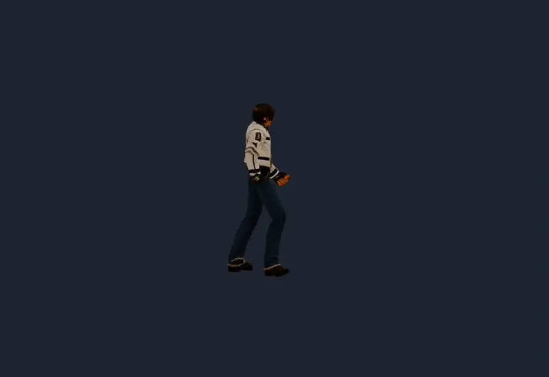 Kyo walk animation