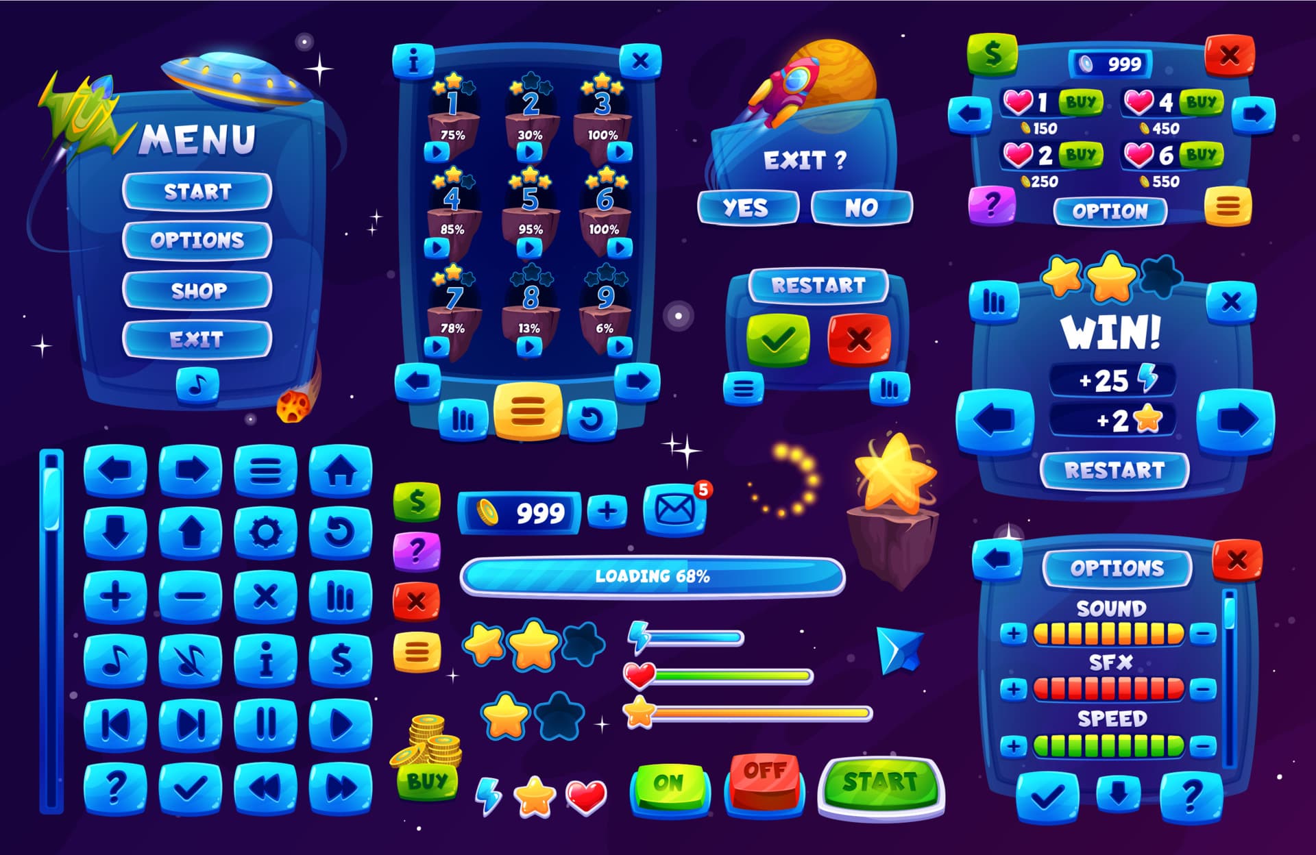 Game UI Generator Showcase 2
